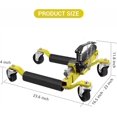 thumbnail image 5 of Wisykoke Car Wheel Dolly Set of 2 1500 LBS Capacity Car Dolly with Hydraulic Tire Jack for Vehicle Positioning for Truck RV Trailer, 5 of 6