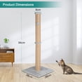 thumbnail image 3 of Cuerda de sisal natural FluffyDream para rascar gatos, 37 pulgadas, 3 of 8
