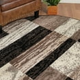 thumbnail image 3 of Superior Rockwood Geometric Indoor Area Rug, 8' Round, Chocolate, 3 of 8