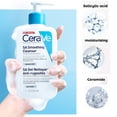 thumbnail image 4 of CeraVe SA-limpiador alisador para el tratamiento del acné, limpiador hidratante sin estimulación para la piel seca grasa, lavado de cara, 236ml, 4 of 4