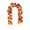 Style B, variant on Artificial Maple Leaf Garland, 5.7 ft Long Fall Decor with Pumpkin and Chrysanthemum Accents 1 Pack, for Halloween Thanksgiving Home Fireplace Staircase Wedding Autumn Decorations