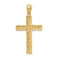 thumbnail image 3 of 14K Gold Nugget Cross Pendant, 3 of 4