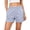 Sky Blue, variant on Gamivast Shorts for Women Elastic Waist Soft Stretch Lightweight Shorts with Patch Pockets Relaxed Fit Gym Workout Lounge Travel Summer Bottoms Gray L