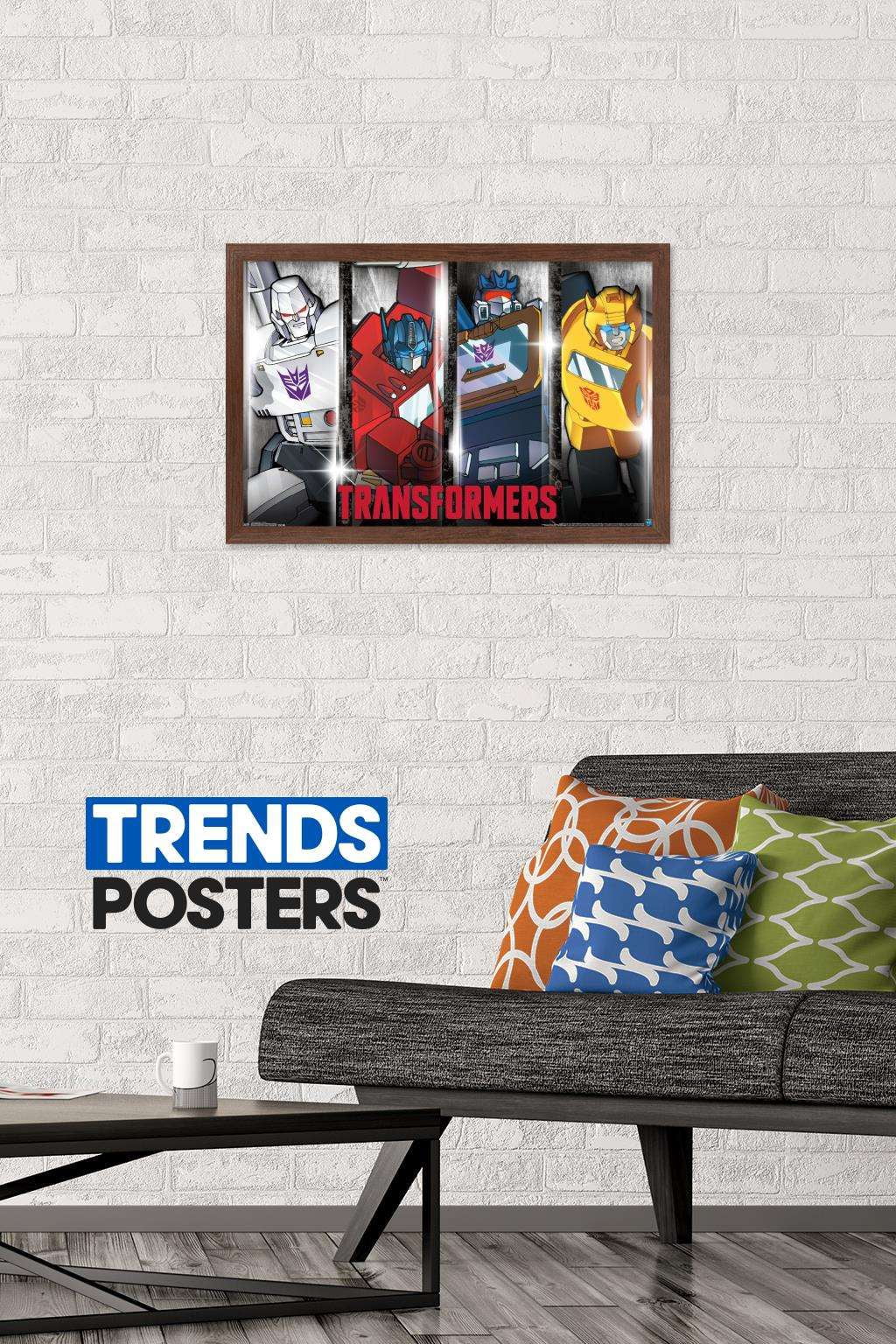 Hasbro Transformers - Classic Wall Poster, 14.725" x 22.375", Framed