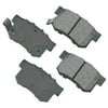 Akebono ACT537 Disc Brake Pad Kit Fits select: 1990-2007 HONDA ACCORD, 2012-2015 HONDA CIVIC EX