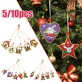 thumbnail image 2 of Pintura de diamantes de piezas para niños, colgante de Papá Noel de Navidad, decoración de Ambiente, regalo de Navidad Natal Navided, 5/10, 2 of 4
