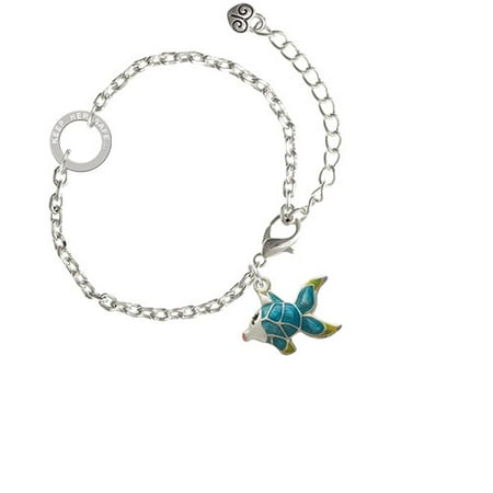 Keeping Tropical Fish - Blue Tropical Fish with Yellow Fins - Keep Her Safe Ring Zoe Bracelet