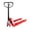 Red, variant on NORTHSKY Narrow Manual Pallet Jack, 48" x 21", 5500lb Capacity for Warehouse, Workshop