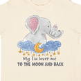 thumbnail image 4 of Inktastic My Tia Loves me to the Moon and Back Elephant Family Boys or Girls Toddler T-Shirt, 4 of 5