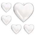 thumbnail image 1 of 5x bolas de adorno rellenables transparentes, caja con forma de corazón, caja de dulces, colgante para decoraciones navideñas del Día de San Valentín , 10cm BLESIY Bolas rellenables, 1 of 8