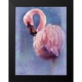 thumbnail image 2 of Campbell, Robert 11x14 Black Modern Framed Museum Art Print Titled - Pretty in Pink Flamingo, 2 of 5