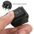 thumbnail image 3 of KAKOWELY toggle switch 5pcs Rocker Switches Toggle Switches On/off Rocker Switches for Car(6 Pin and 3 Position Type)1.26"X1.26"X0.98", 3 of 5