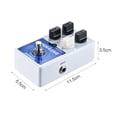 thumbnail image 2 of Pedal de efecto Pedal de efectos de guitarra POCKECHO Delay & Looper 8 efectos de retardo Máx. 300s Loop Time Tap Tempo Función True Bypass Tomshoo Pedal de efecto, 2 of 6