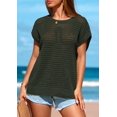 thumbnail image 3 of Top Prettygarden con mangas de ganchillo para mujer, primavera-verano, 3 of 8
