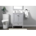 thumbnail image 4 of Elegant Lighting VF21124WH Hamilton 24" Free Standing Single Basin Vanity Set - White, 4 of 7