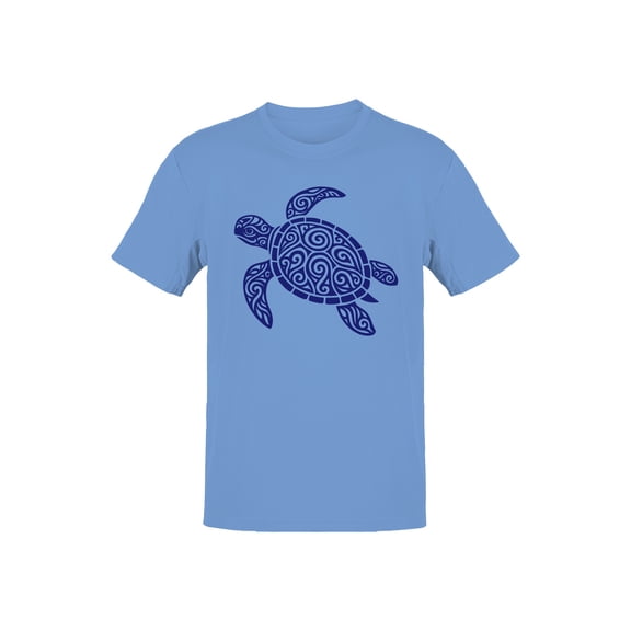 Tribal Sea Turtle Art Design Men's T-shirt