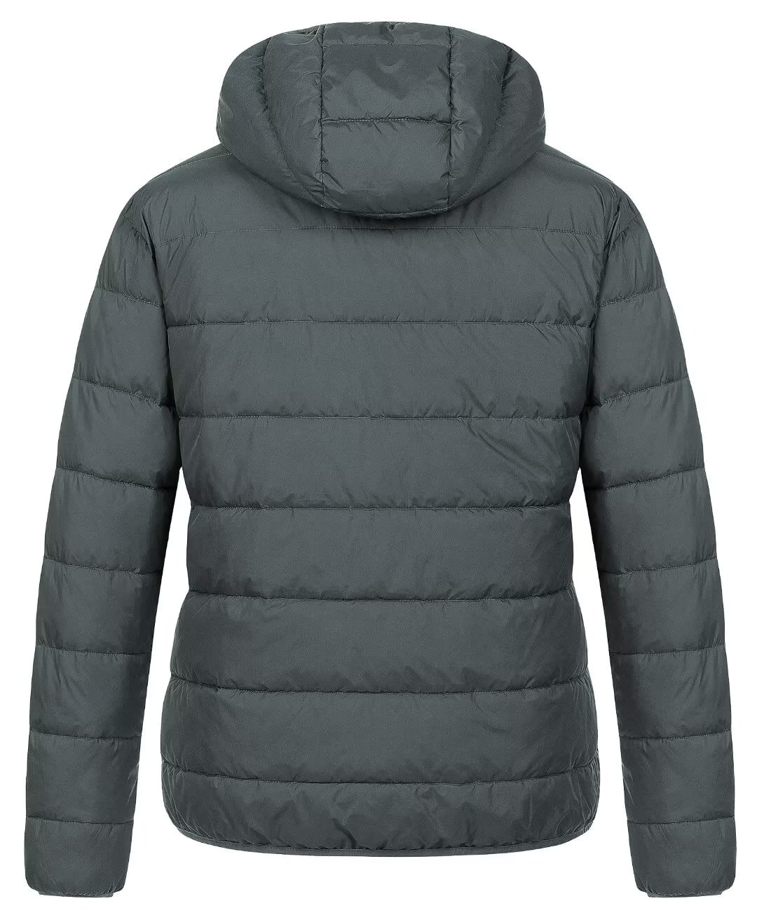 Womens Plus Size Coats Lightweight Puffer Jacket Packable Coat Dark Grey 2X - image 3