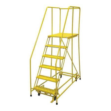 - COTTERMAN 1006R2630A3E30B4C2P6 Rolling Ladder,Steel,90In. H.,Yellow G0996996