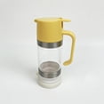 thumbnail image 4 of Lttoisl Generic Brand No-Drip Honey Dispenser with Base, 12OZ High Borosilicate Glass Syrup Jar with Handle, Refillable Press-Type Dispenser for Coffee, Tea, Pancakes, Baking, 4 of 8