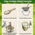 thumbnail image 4 of 6-Piece Bamboo Matcha Whisk Set, Matcha Making Kit with Sifter, Scoop, Spoon for Japanese Green Tea Ceremony Gift, 4 of 5