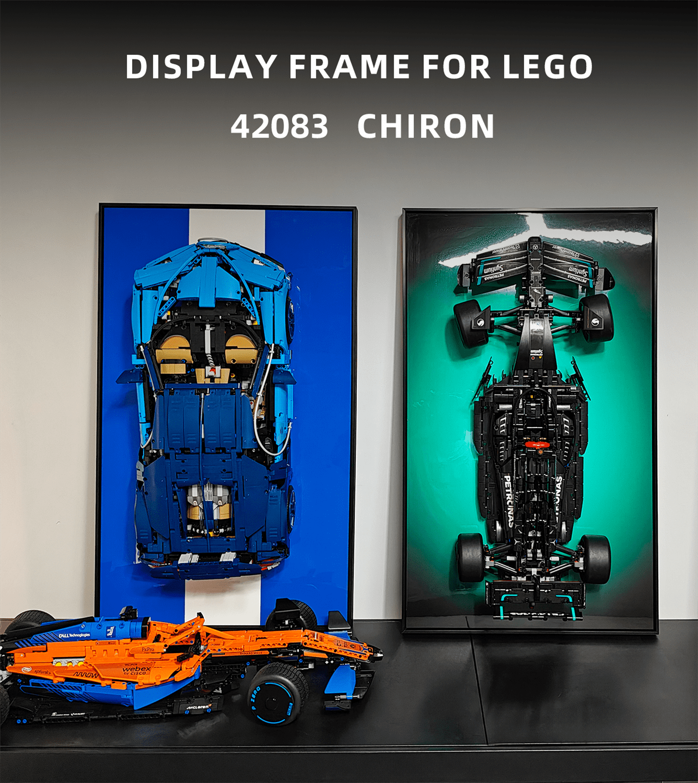 iCUANUTY Display Wallboard for Lego Technic 42083 CHIRON, Adult