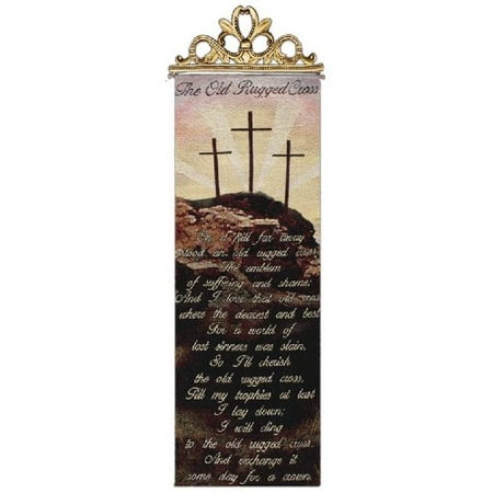 - Manual Inspirational Collection Hanging Wall Panel, Old Rugged Cross, 13 X 36.5-Inch, Cotton By Manual Woodworker