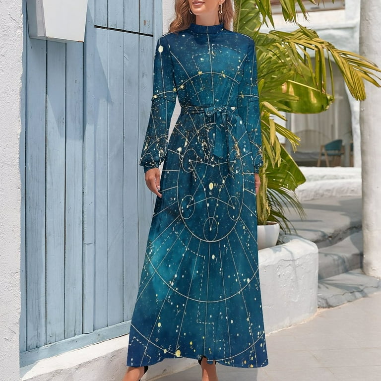 blue astrology dress Blue Zodiac Dress * Beautiful Genius by Jordan Piantedosi