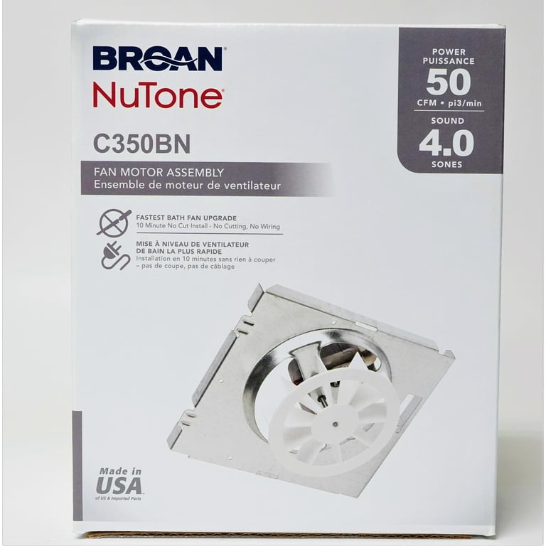 Bp27 broan nutone 50cfm replacement motor and wheel 59 off