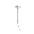 thumbnail image 2 of Yuarrent Modelo de lámpara de vía férrea, micropaisaje para exteriores, 1:87, poste de luz LED de Metal, decoración de jardín, luz de pista en Artesanía Verde (blanco cálido) Yuarrent HA066876-06, 2 of 6