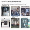 thumbnail image 5 of Door curtain, freezer curtain, transparent PVC slatted curtain, strip curtain, industrial curtain, weatherproof stable curtain for warehouses, factories, supermarkets, 5 of 7
