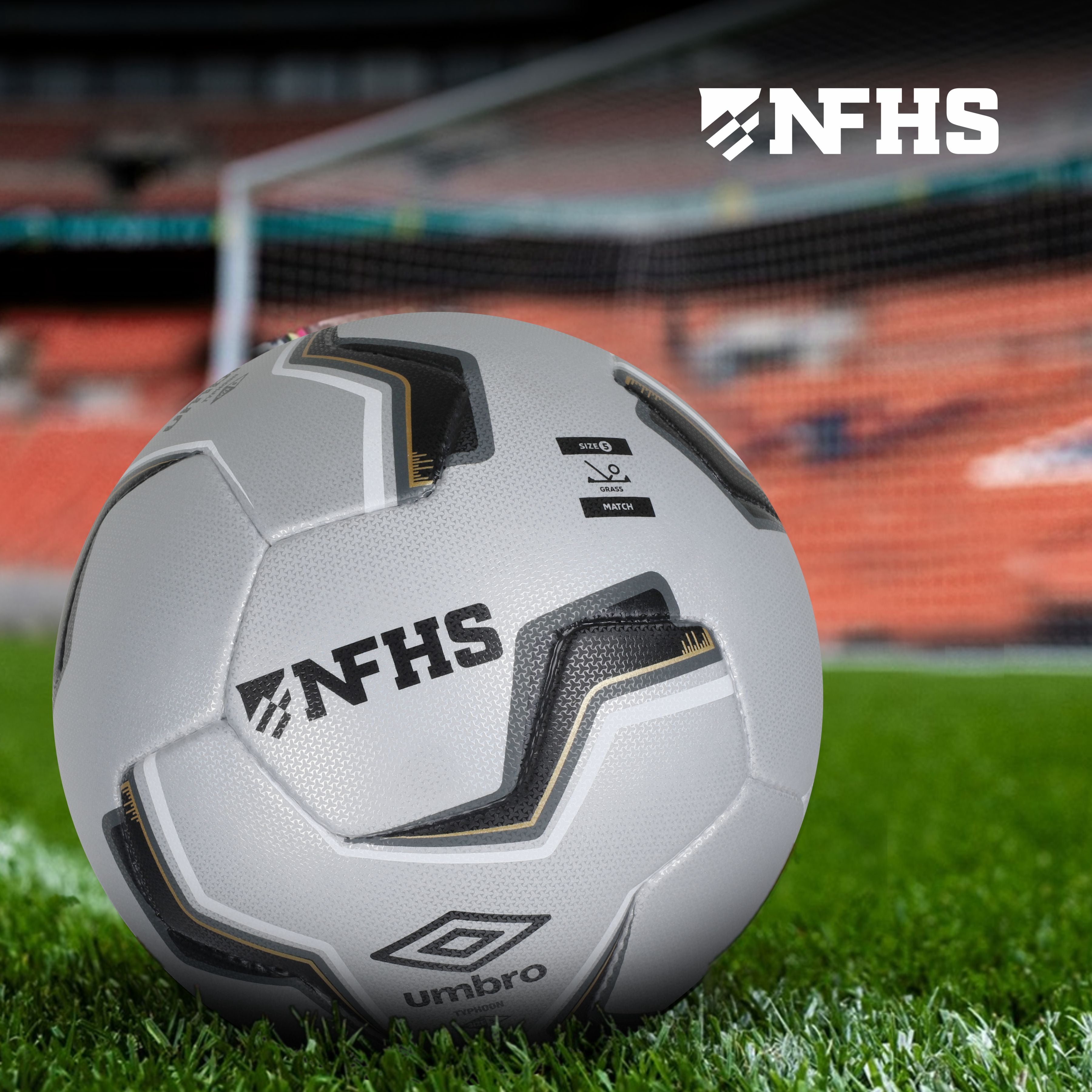Umbro Typhoon Match Soccer Ball – Size 5 – NFHS Certified