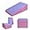 Rose & Light Pink, variant on Matladin Incline Gymnastics Mat, Folding Gymnastics Cheese Wedge Mat, Gym Fitness Tumbling Skill Shape Mat for Kids Girls Home Training Exercise Mat, 48"x24"x14"