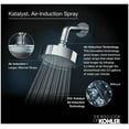 thumbnail image 6 of Kohler K-72596 Exhale B90 1.5 GPM Round Multifunction Showerhead - Chrome, 6 of 7