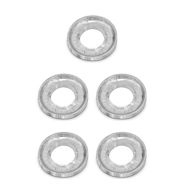 Advancent 10 piezas de lámina de aislamiento térmico para estufa, quemador eléctrico, cubiertas a prueba de aceite, protectores de limpieza resistentes No.01 5piezas Advancent CBP190925