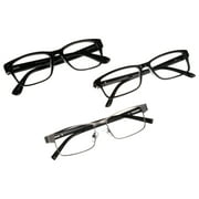 M+ Mens 3-pack Reading Glasses - Oliver/Birch/Frazier +3.00