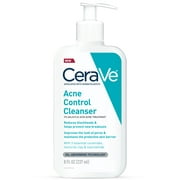 CeraVe Acne Face Wash, Acne Cleanser with Salicylic Acid and Purifying Clay for Oily Skin, 8 fl oz