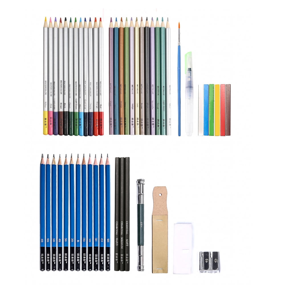 HOTBEST 74PCS Drawing Kit Sketch Pencils Set Art Painting Supplies with  Carrying Bag Artist and Beginners Sketching Tools Charcoal Pencils  Walmart com