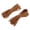 Tan, variant on 2pcs Leather Braiding 5 Yards Dark Brown