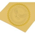 thumbnail image 4 of 25 Sheet Eagle Embossed Gold Foil Stickers Certificate Seals for Festival Invitations Graduation Notary Seals, 4 of 7