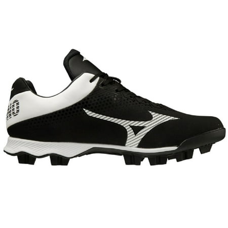 

Mizuno Mens Wave Lightrevo Baseball Shoe Adult Black/White 10.5 M US