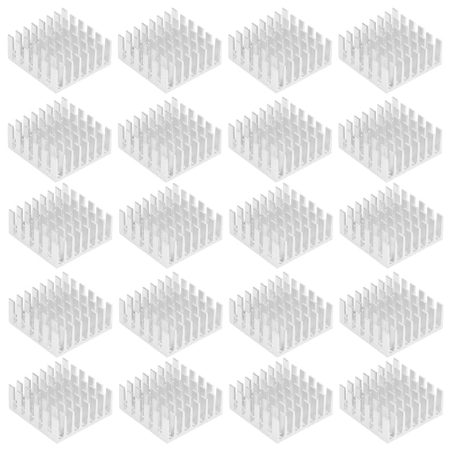 Disipador De Calor De Aluminio, Componentes Electrónicos De Tamaño Pequeño Disipador De Calor Resistente A La Corrosión Robusto Y Duradero Para CPU Para Amplificadores Para ANGGREK Otros