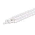thumbnail image 1 of Unique Bargains 4mmx4mmx250mm White Plastic Model Rod ABS Square Bar for Model Making DIY 10 Pack, 1 of 5