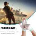 thumbnail image 3 of Guantes Pesca 3 Dedos Cortados Universal Dedo Verano Al Aire Libre, 3 of 9