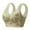 Green, variant on Moona Front Closure Bra for Seniors Wire Comfort Bra for Older Women with Breathable Fabric Wide-Side Design for a Smooth Fit Easy Wear Snap Button Bra for Enhanced Posture
