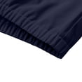 thumbnail image 5 of Men's Casual Varsity Bomber Jacket Loose Casual Collar Jacket Decorative Stitching Detail Solid Color Zip Up Outerwear Coat for Commute Casual Outings, 5 of 9