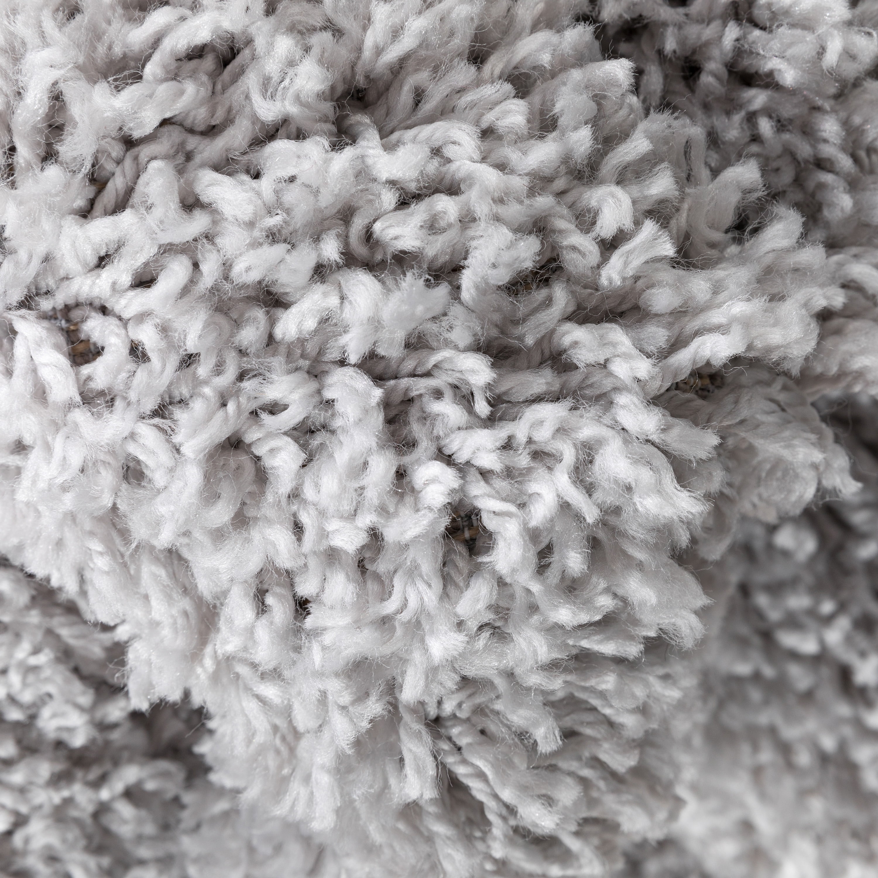 Well Woven Elle Basics | Emerson Shag Light Grey | Textured Runner Rug 3x10 (2'7" x 9'6")