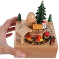 thumbnail image 5 of MLINS Elegant Rotating Rotating Music Box Exquisite Home Decor Piece Birthday Wooden Horse Music Box for Girl Women Detailed Sculpting Plays Melodious Music, 5 of 8