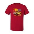thumbnail image 2 of Ford Free Wheelin 1978 Bronco Classic Rasta 70s | Mens Cars and Trucks Graphic T-Shirt, Red, 4XL, 2 of 4
