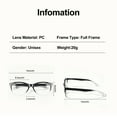 thumbnail image 4 of 2.0 Reading Glasses Spring Hinge Stylish Readers for Men and Women, 4 of 6
