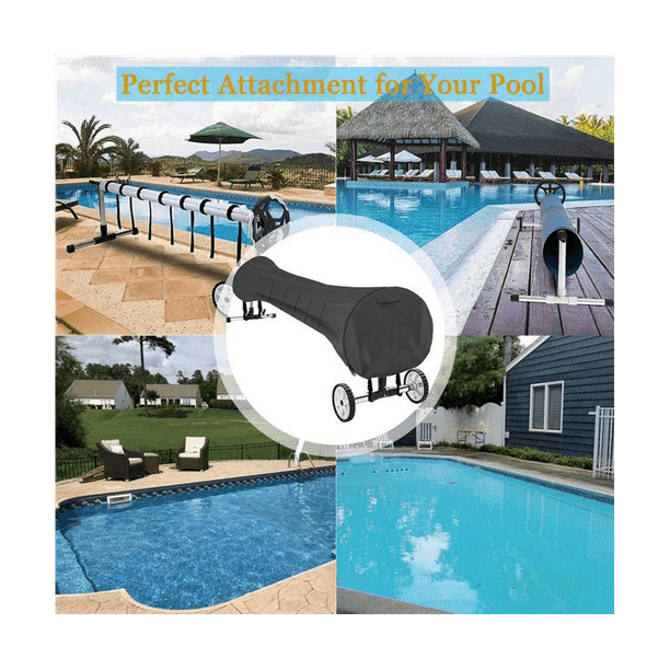 Swimming Pool Cover Reel Protector Waterproof Pool Reel Cover Outdoor Pool  Accessories for All Weather 20Ft